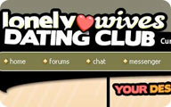 Lonely wives dating club review